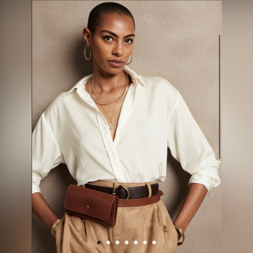 Silky Oversized Shirt